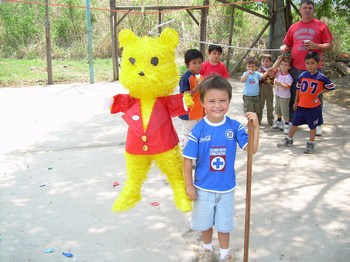 Jay with Pinata